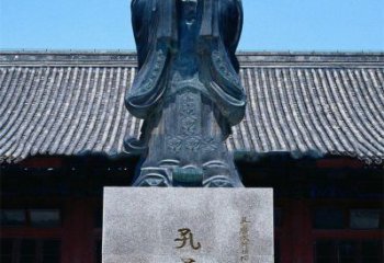 保定传承古代文化——青铜孔子雕塑