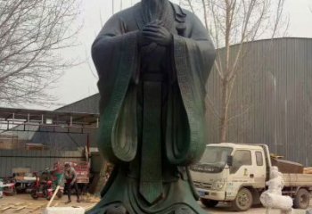 保定青铜孔子雕塑，传承中华优秀文化