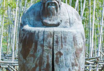 保定青铜孔子人像雕塑，真实还原历史智慧精神