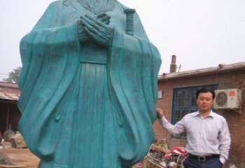 保定来自中国历史的经典孔子雕塑