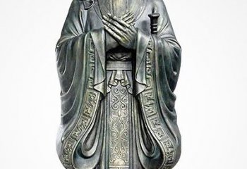 保定青铜孔子像——独特的品格雕塑