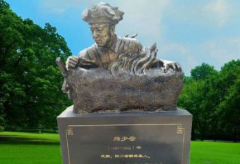 保定精致邱少云胸像铜雕