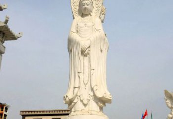 保定中领雕塑：观音三面佛像雕塑