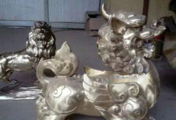 保定中领雕塑：貔貅铜雕精致雕塑