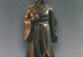 保定扁鹊仿铜人物雕塑-独特的玻璃钢雕刻