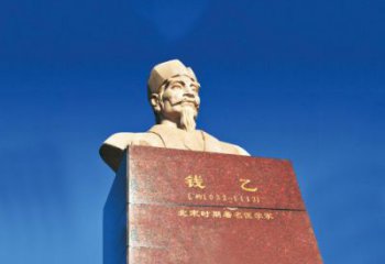 保定中领雕塑荣耀出品：十大名医之儿科之圣头像雕塑