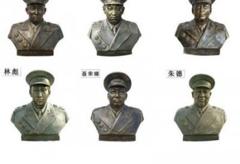 保定近代名人铜雕头像雕塑
