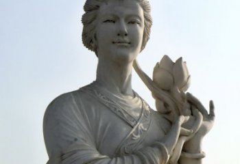 保定汉白玉荷花雕塑，精致美丽无双！