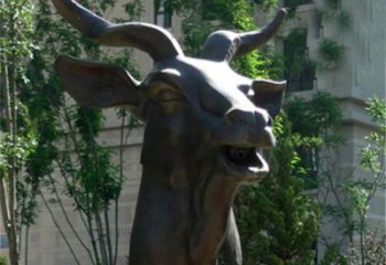 保定十二生肖铜雕羊首饰