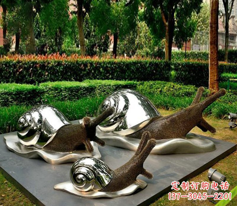 保定蜗牛雕塑不锈钢