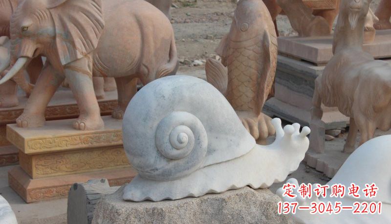 保定蜗牛石雕