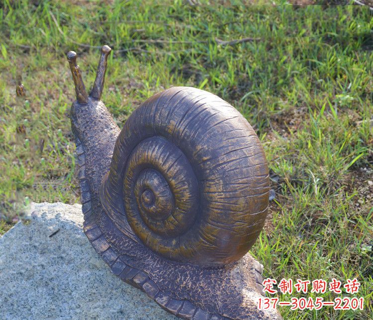 保定蜗牛铜雕