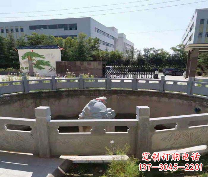 保定乌龟大型喷泉石雕