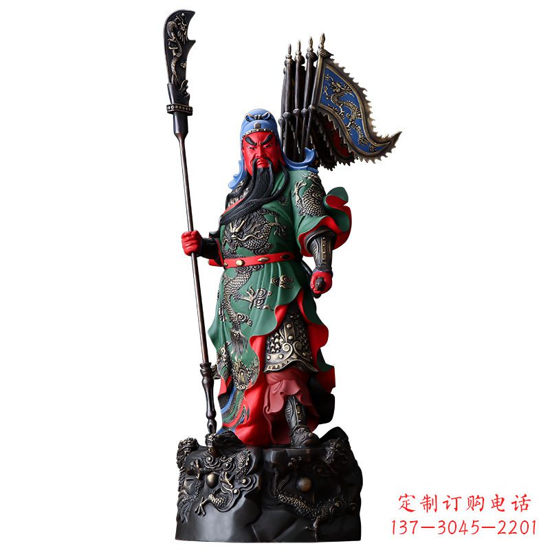 保定武财神关二爷雕塑