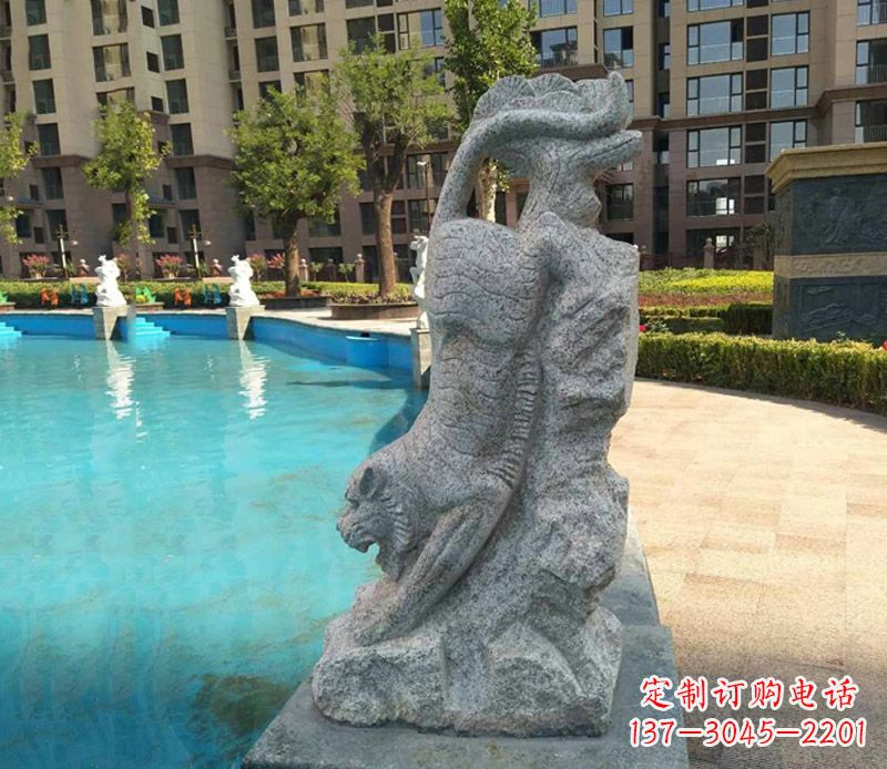 保定下山老虎石雕
