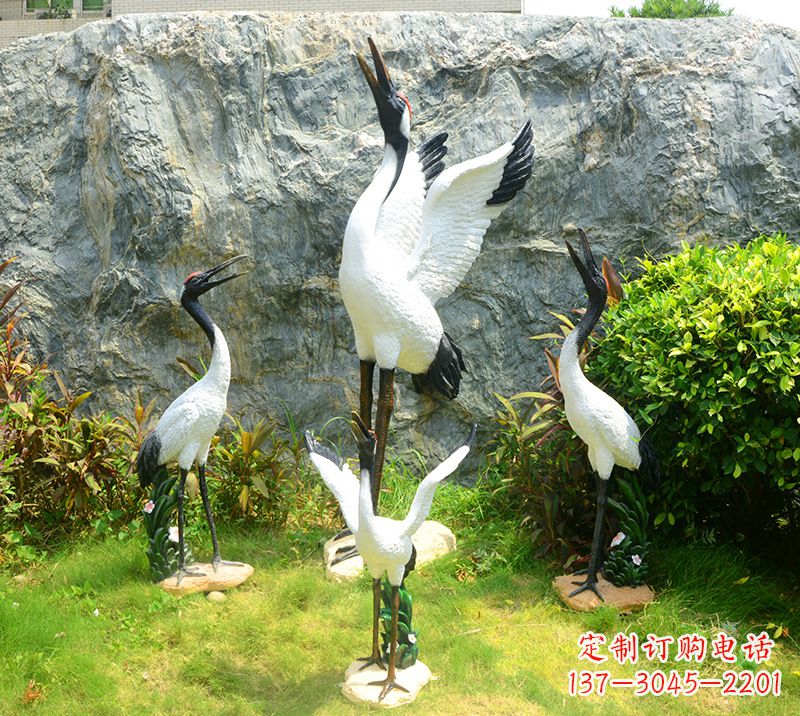 保定仙鹤雕塑 墓地
