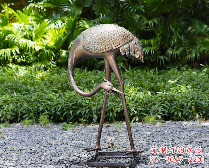 保定仙鹤雕塑喷泉