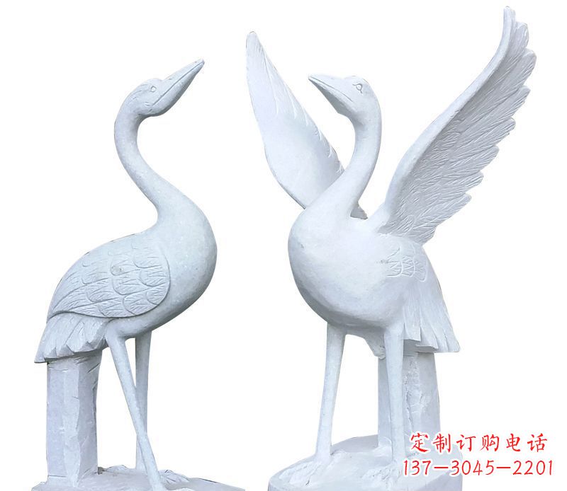 保定仙鹤公园动物石雕