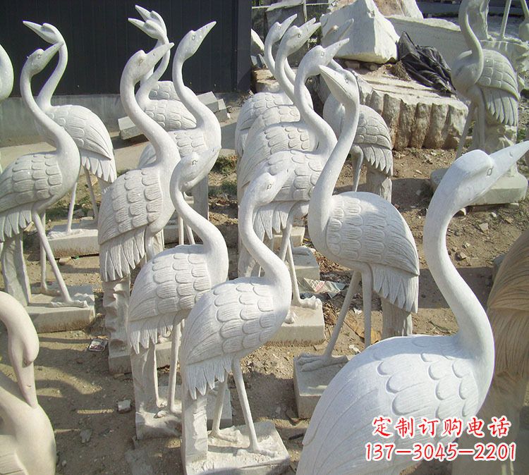 保定仙鹤石雕石雕