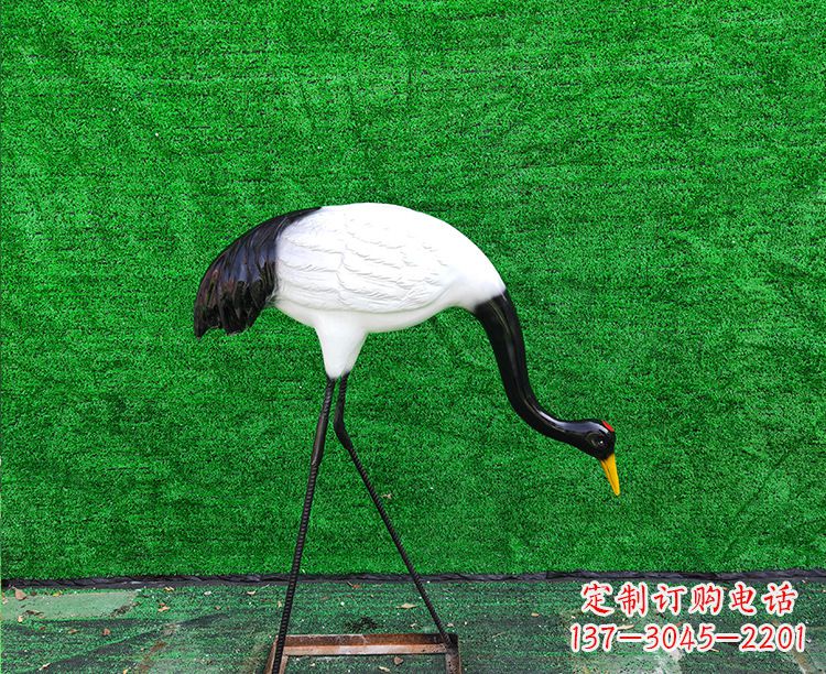 保定仙鹤头雕塑
