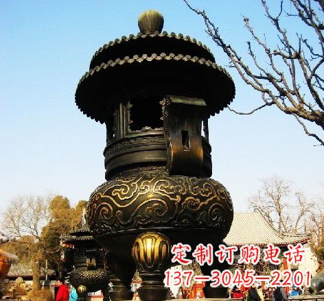 保定香炉铜雕塑