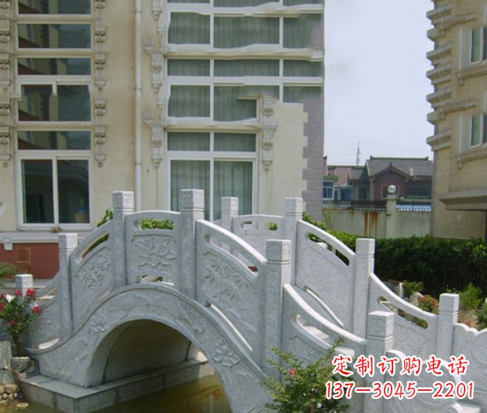保定小区景观大理石拱桥 (2)