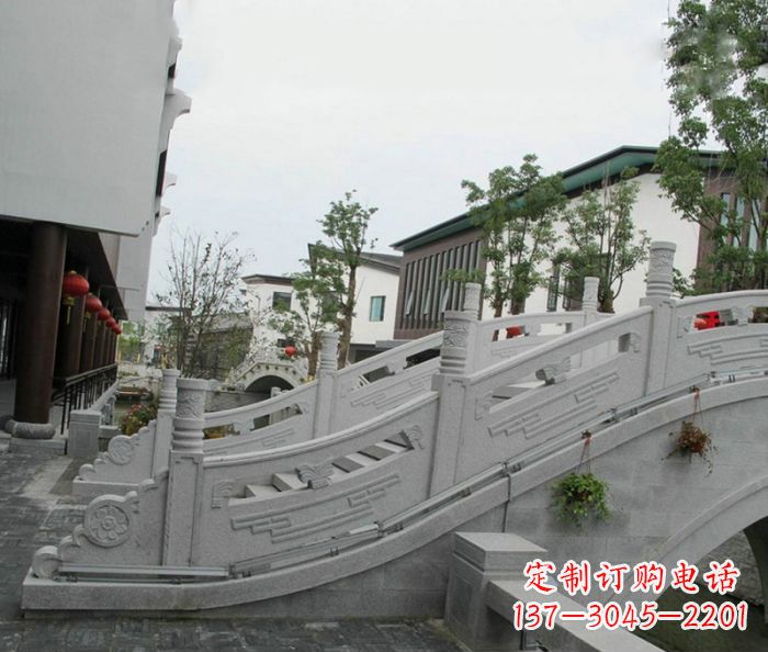 保定小区景观大理石拱桥