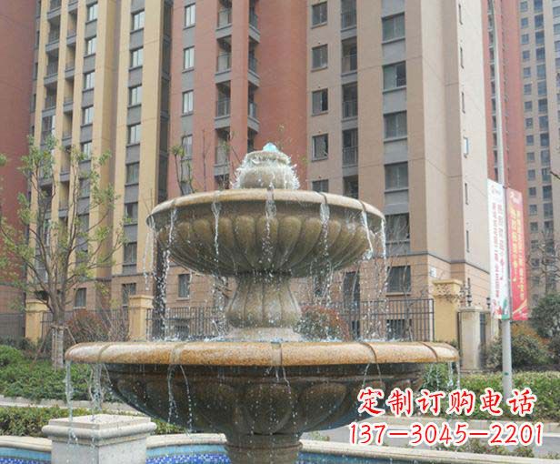 保定小区景观大理石喷泉石雕