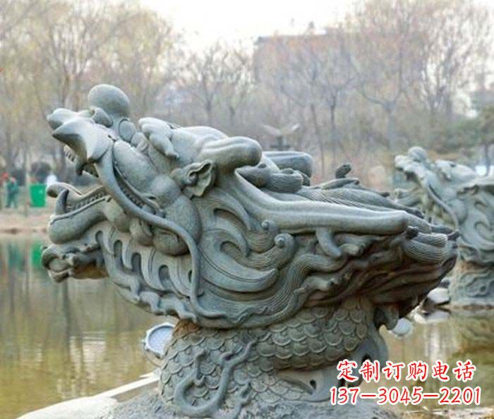 保定小区景观龙头喷泉石雕