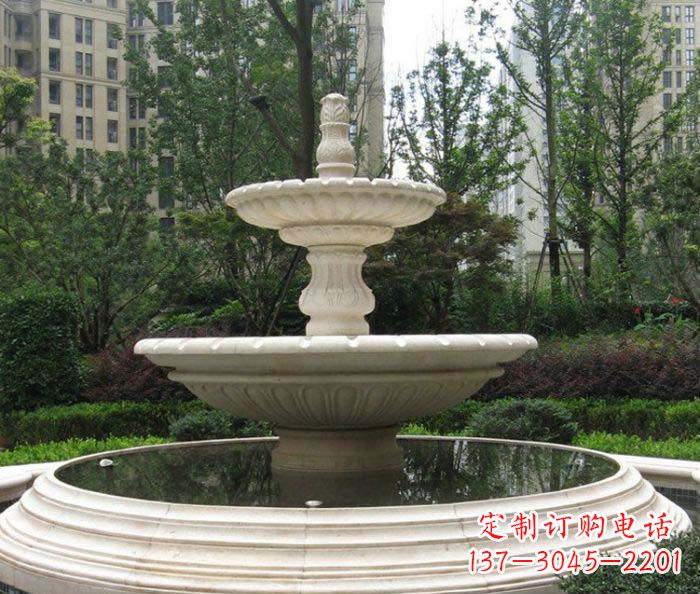 保定小区景观欧式喷泉石雕 (2)