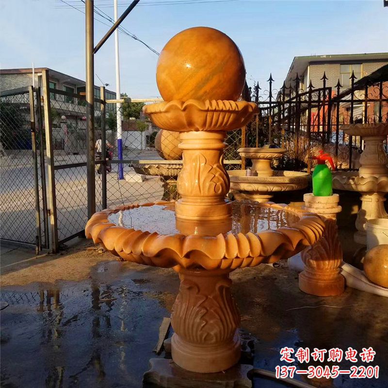 保定小区石雕喷泉塔