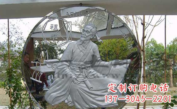 保定校园不锈钢名人浮雕