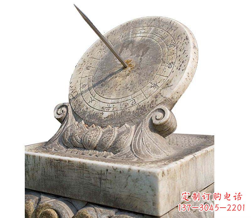 保定校园大理石日晷景观石雕