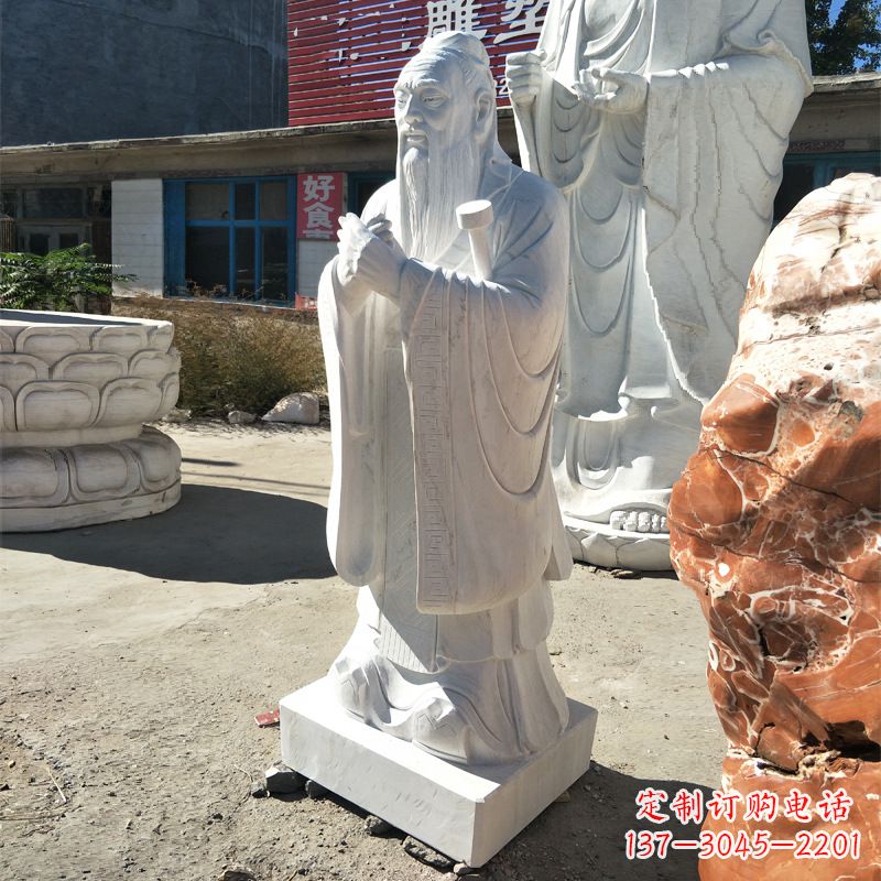 保定校园孔子像雕塑