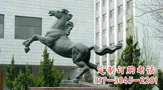 保定校园龙马精神铜雕