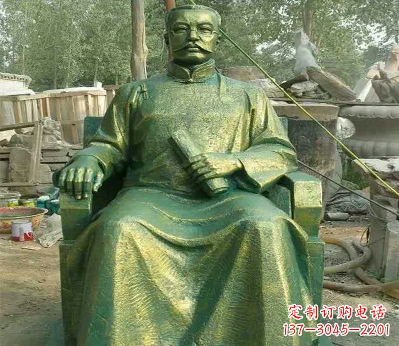 保定校园名人李大钊铜雕