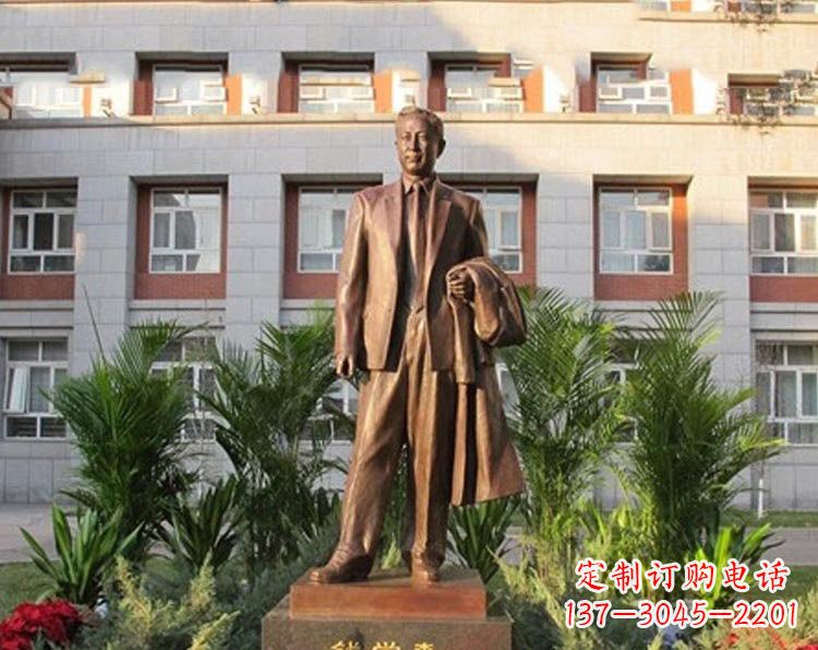 保定校园钱学森铜雕