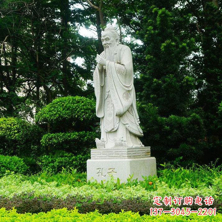 保定学校名人铜像雕塑 孔子铜像雕塑