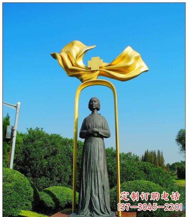 保定医院南丁格尔名人铜雕