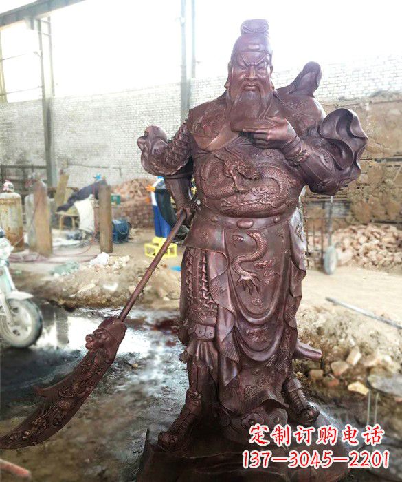 保定义薄云天关公像