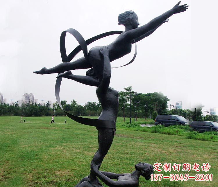 保定艺术体操运动员雕塑