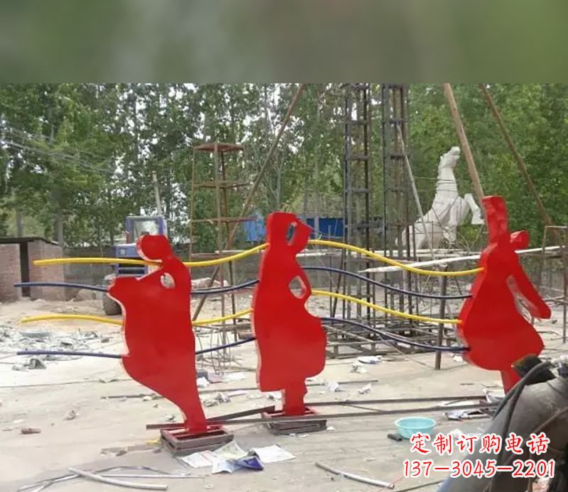 保定音符剪纸雕塑不锈钢