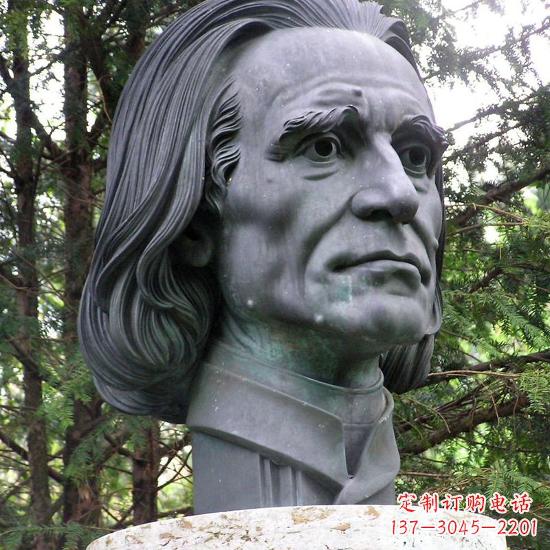 保定英国著名外科医生利斯特铜雕头像雕塑