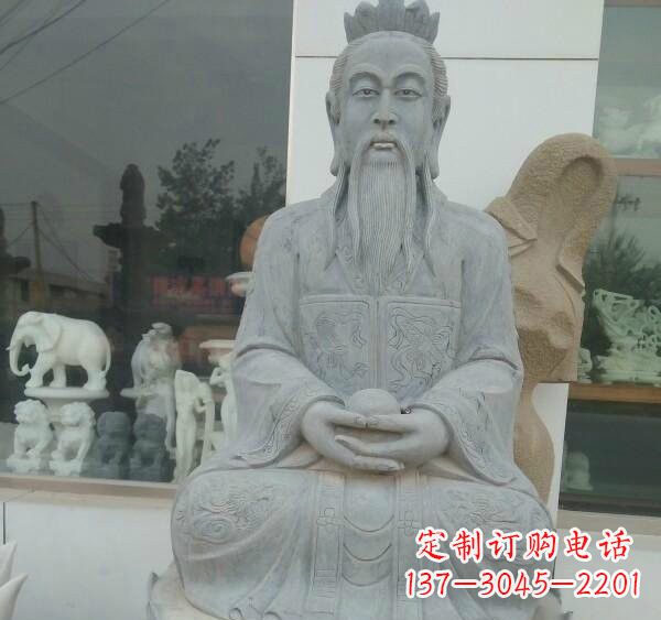 保定元始天尊神像石雕