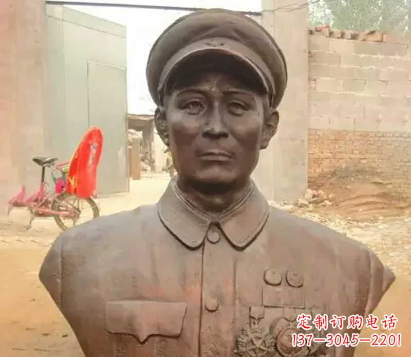 保定元帅名人胸像铜雕