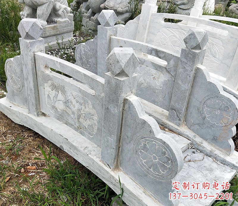 保定园林仿古石拱桥景观石雕 (2)