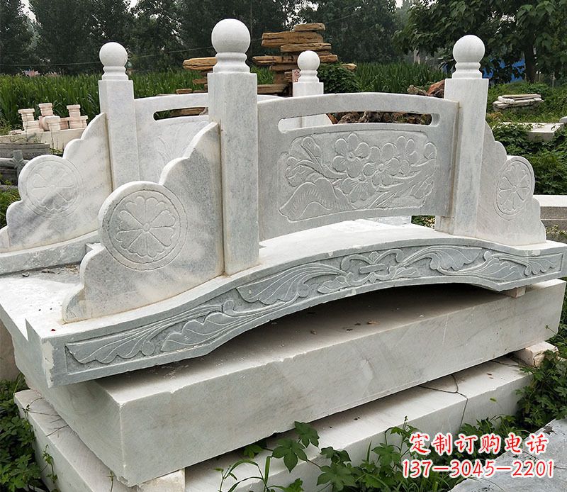 保定园林仿古石拱桥景观石雕