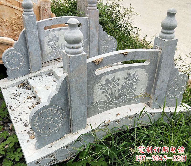保定园林仿古石栏板景观石雕_1 (2)