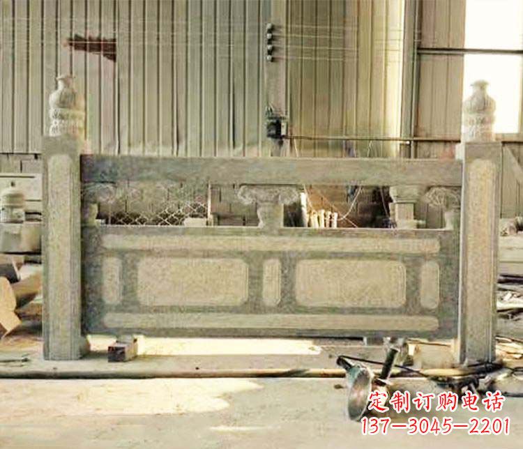 保定园林仿古石栏板景观石雕