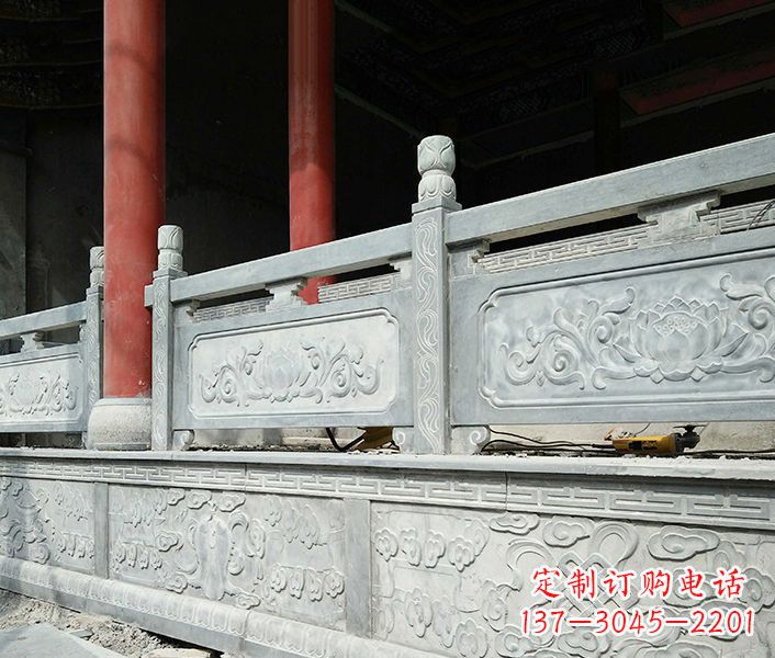 保定园林仿古石栏板景观石雕_1 (3)